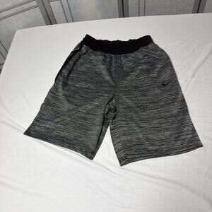 Men’s Nike Spotlight Dri-Fit Basketball Shorts- Size M - Gray/Black Spacedye